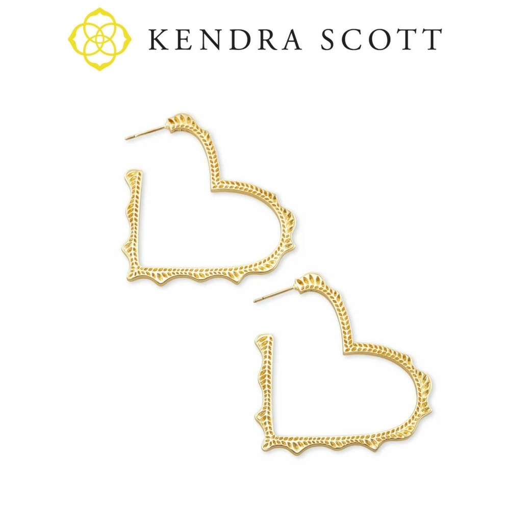 🆕️ Kendra Scott Sophee Heart Hoops